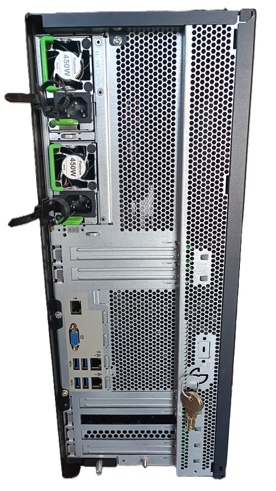 Win2016Sever ٻ PRIMERGY TX2550 M4 Xeon Silver 4112/96GB/1.8TB HDD x7 RAID/DVD ꥿Ÿ Ĺ  /